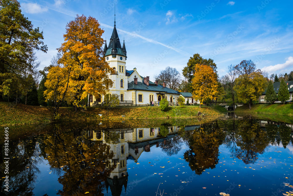 Palace in Olszanica, Bieszczady, Poland