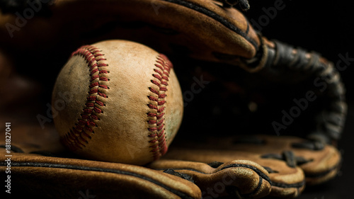 Baseball Glove And A Ball