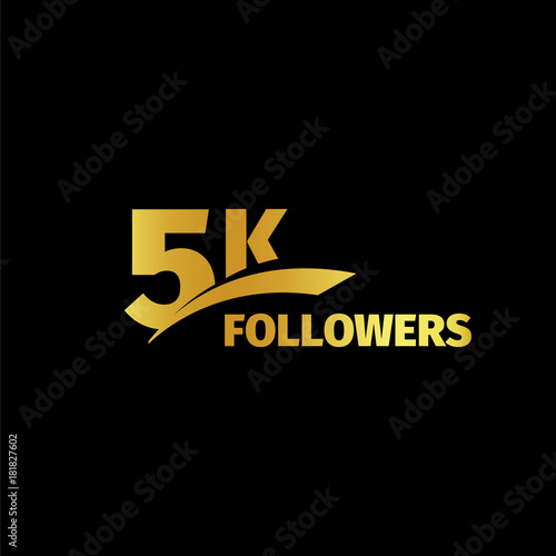 Stylish strict design, number of subscribers in social networks, the anniversary vector illustration set. My followers logo collection. Large vector set of gold numbers and letters online communities