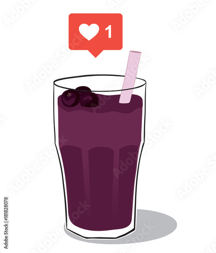 Acai Crush - Acai fruit juice liked on social media

