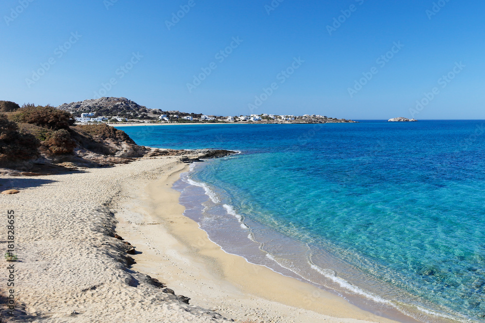 Orkos beach of Naxos, Greece Orkos beach of Naxos, Greece