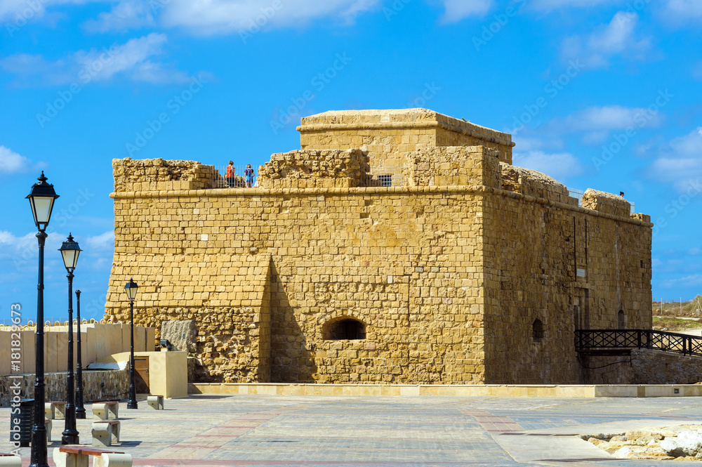 Medieval castle in Paphos, Cyprus