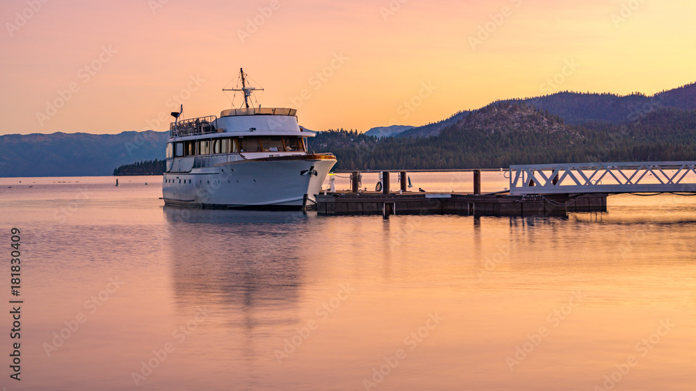 Boat in Early morning light