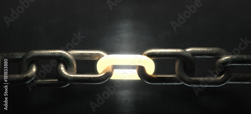 3d steel chain
