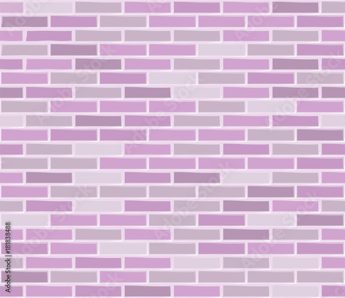 Brick wall pink.
