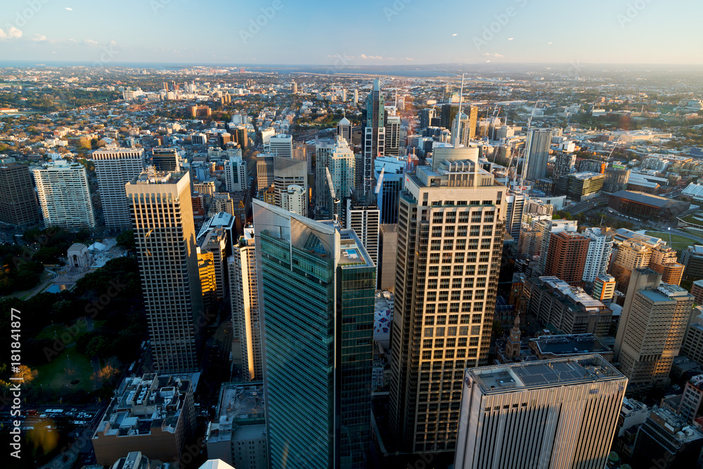 custom made wallpaper toronto digitalAUSTRALIA,SYDNEY-CIRCA AUGUST 2017-the view from the window of a skyscraper