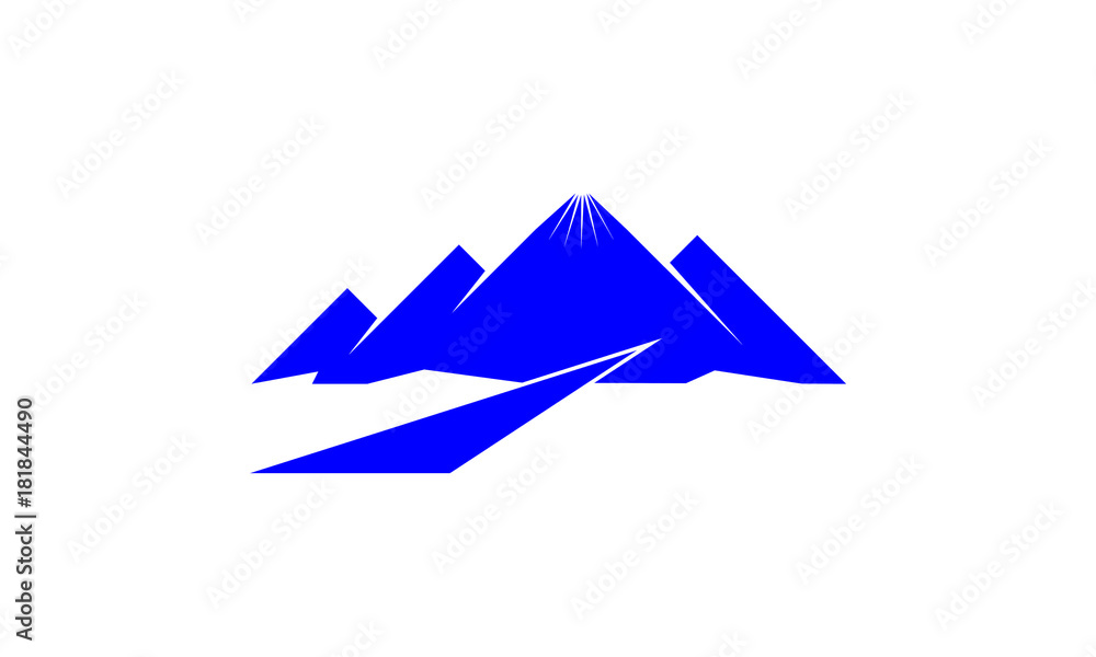 Mountain view vector Mountain view vector