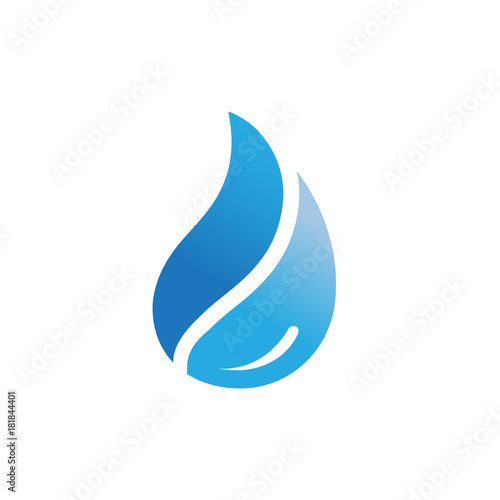 blue water drops logo