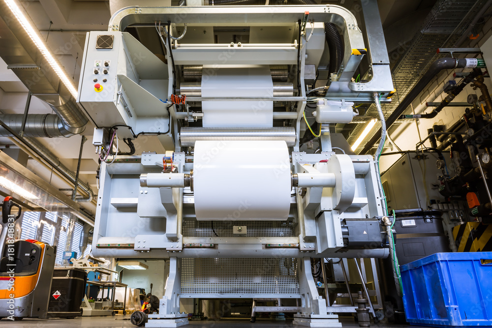 Intaglio Gravure Printer Equipment Paper Rolls Industrial Machine Print Material Nobody