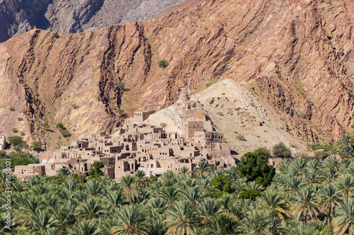 Abandoned Village Birkat-Al-Mouz - Oman. Birkat-Al-Mouz is a deserted old town that has been left to crumble.