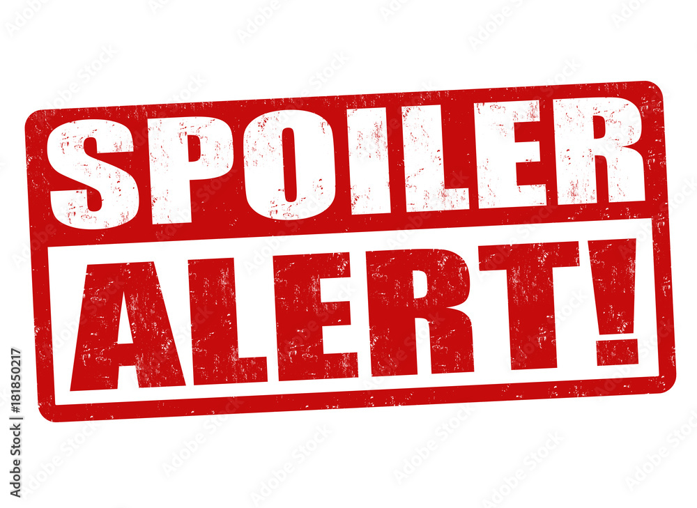 Spoiler alert grunge rubber stamp Spoiler alert grunge rubber stamp