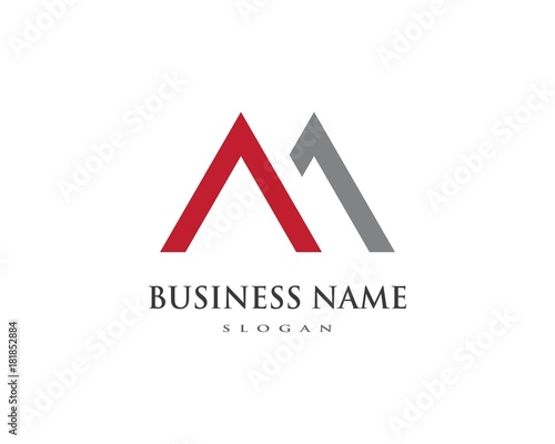 M Letter Logo Business