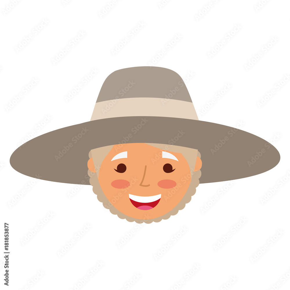 elderly woman lady smiling cartoon people profile vector illustration elderly woman lady smiling cartoon people profile vector illustration
