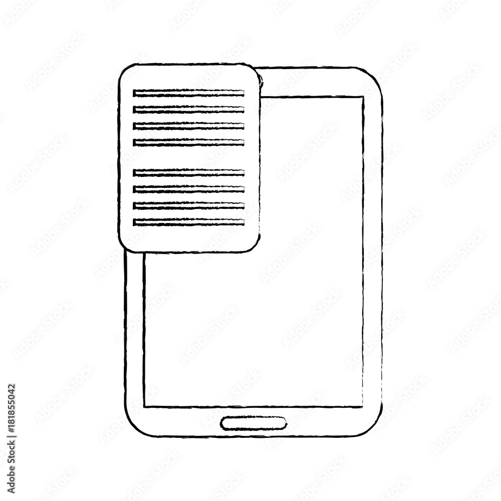 smartphone with document on screen icon image vector illustration design smartphone with document on screen icon image vector illustration design