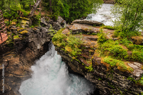 Gudbrandsjuvet gorge in Norway photo