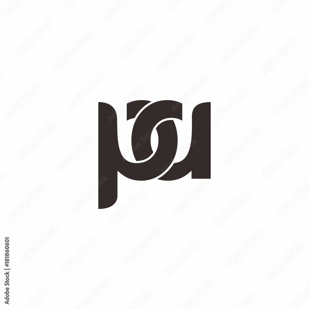 pa letter rounded logo vector pa letter rounded logo vector