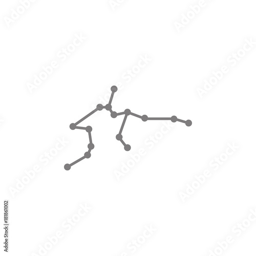 constellation and part of zodiacal system Aquarius icon. Web element. Premium quality graphic design. Signs symbols collection, simple icon for websites, web design, mobile app, info graphics