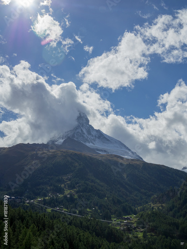 Gorner Glacier, Switzerland, view from Zermatt.