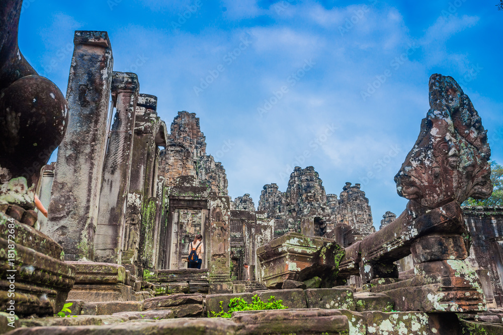 Fototapeta premium Cambodia ancient castle