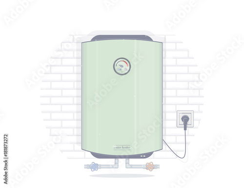 Water heater electric. Illustrations for the online store of plumbing.