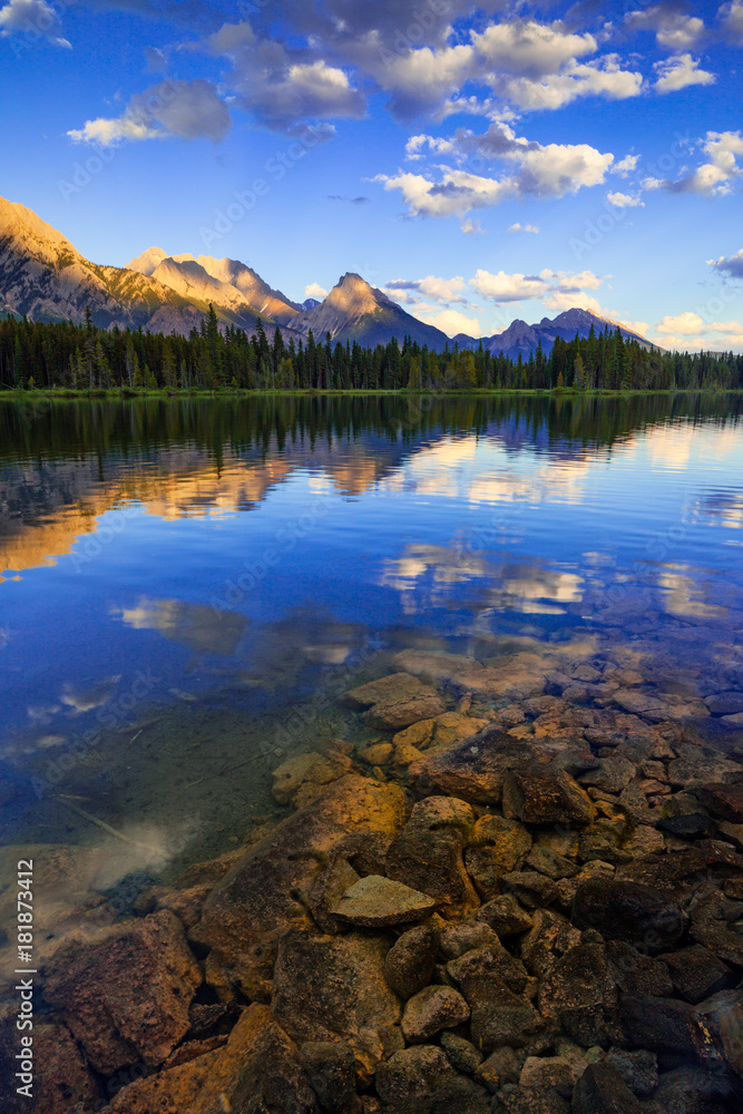 Spillway Lake and the Opal Range, Peter Lougheed Provincial Park