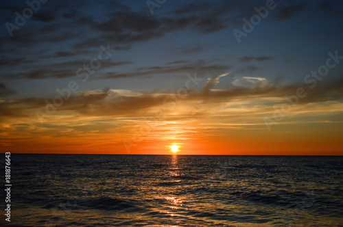 Sunset at Baltic Sea - Leba Poland