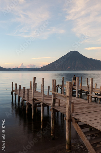Sunset Lake Atitlán