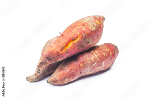 Steamed sweet potato