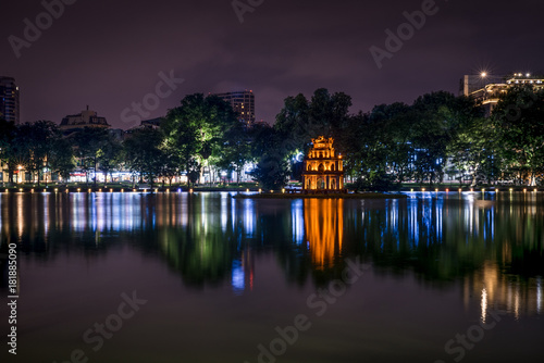 Hoan Kiem Lake Hanoi Vietnam