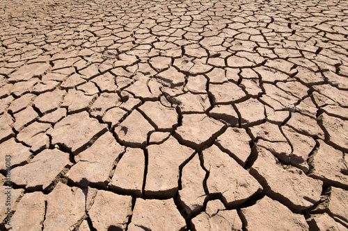 background detail of dry earth ground, drought in Entrepenas reservoir, in Guadalajara, Castilla, Spain Europe 