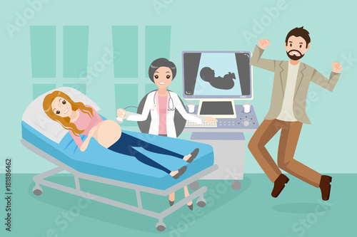doctor with pregnant