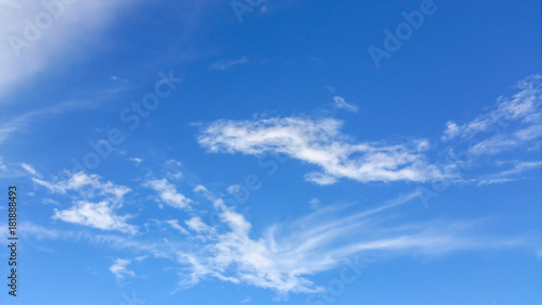 Blue sky and cloudy