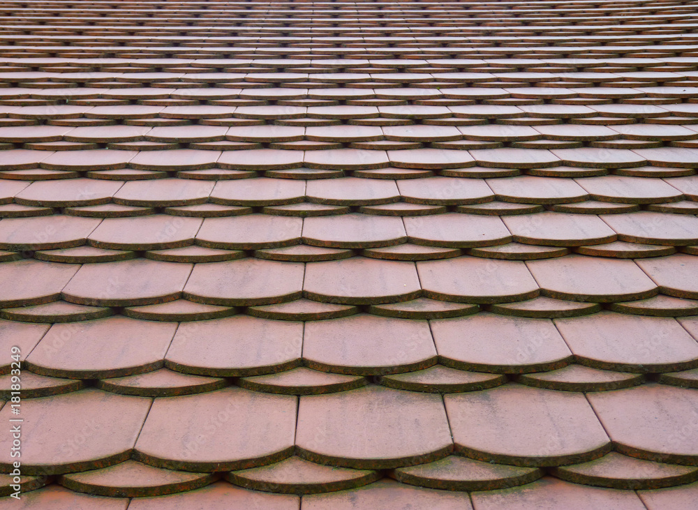 Traditional Roof Pattern Texture in Perspective Traditional Roof Pattern Texture in Perspective