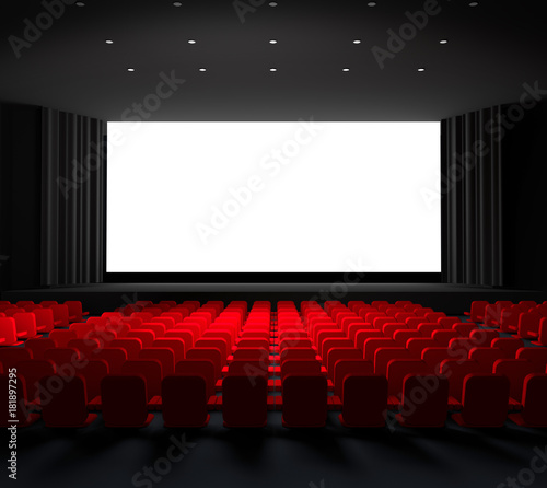 SALLE DE CINEMA - 3D - Grand format avec débords