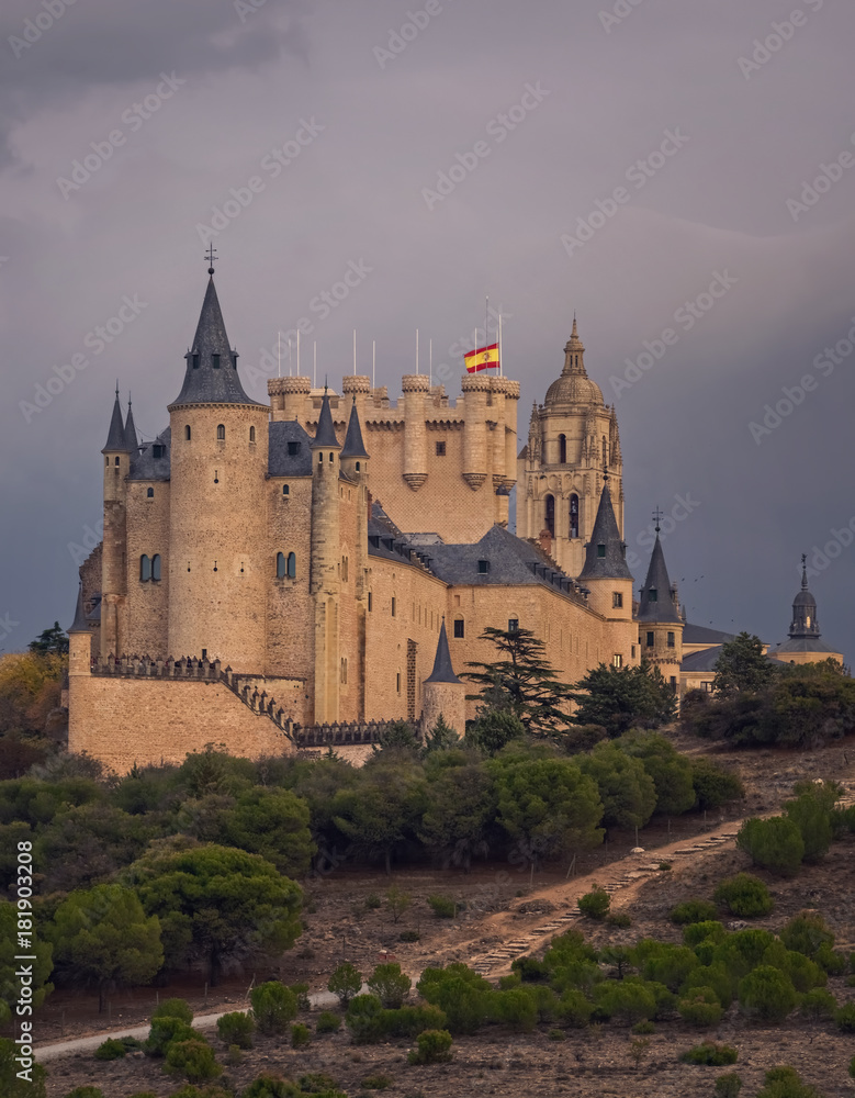 alcazar de Segovia, España