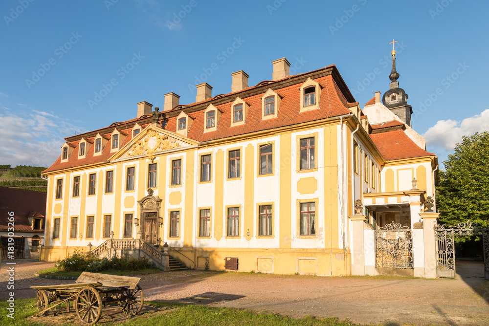 Historisches Schloss in Diesbar-Seußlitz