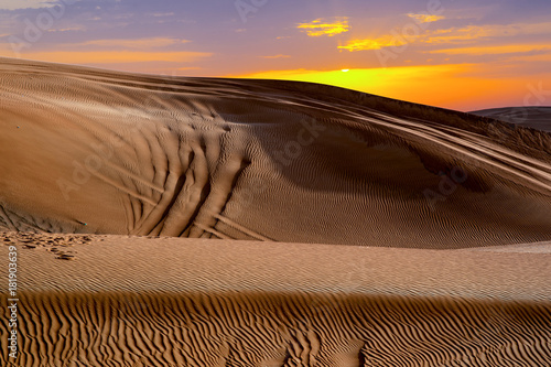Tramonto sul deserto © Franco Visintainer