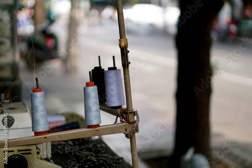 Close up on Thread tube photo