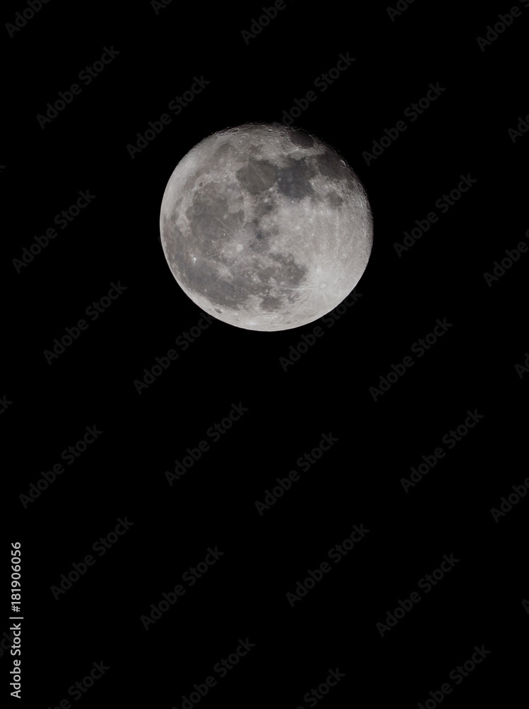 Fototapeta premium Bright Moon in the Sky