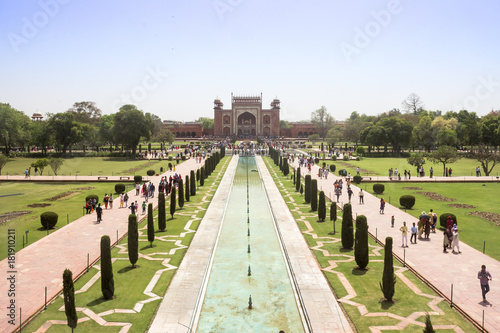 Taj Mahal entrance photo
