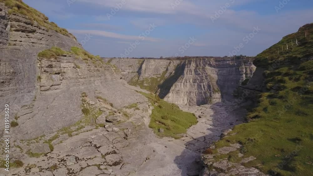 Delika Canyon with seasonal tributary of the river Nervion, Spain Delika Canyon with seasonal tributary of the river Nervion, Spain