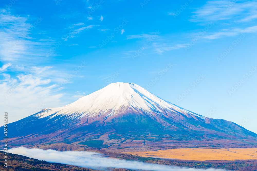 The Mt.Fuji.Shot in the early morning.The shooting location is Lake Yamanakako, Yamanashi prefecture Japan.