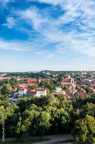 view of downtown in Vilnius city, Lithuanian © ilolab