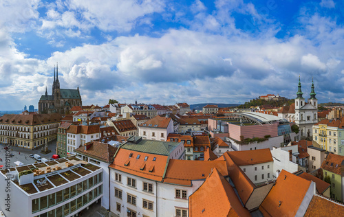 Brno cityscape in Czech Republic