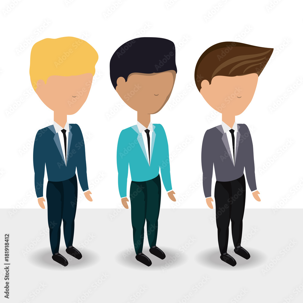 avatar businessmen design concept avatar businessmen design concept