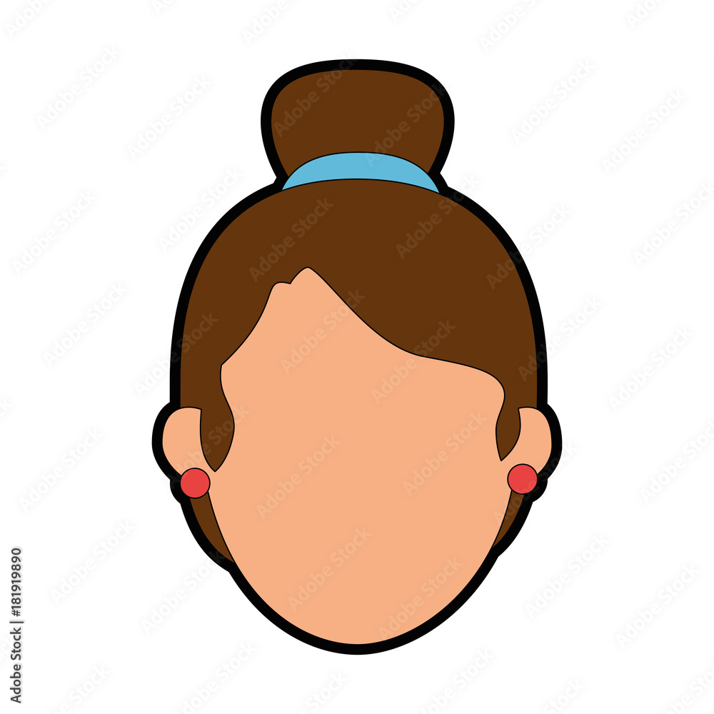 beautiful woman head avatar character vector illustration design beautiful woman head avatar character vector illustration design