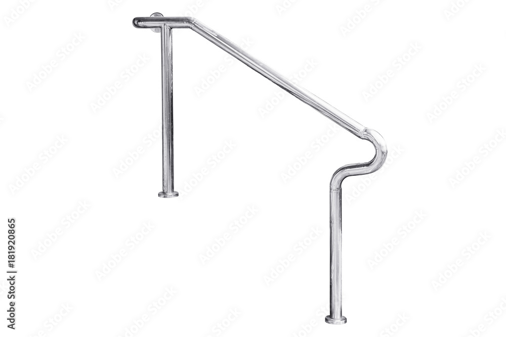Stainless steel staircase railing. Stainless steel staircase railing.