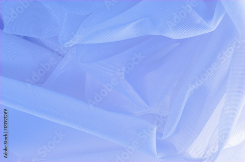 background texture, tulle blue. Premium for adding talent to any design or collection, Use this phenomenal nylon tulle to add volume, talent or detailed design details