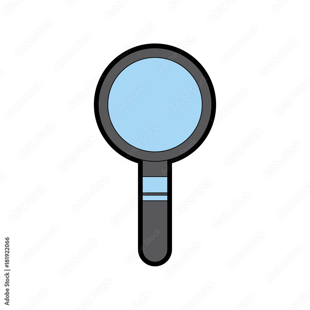 magnifying glass icon image vector illustration design 