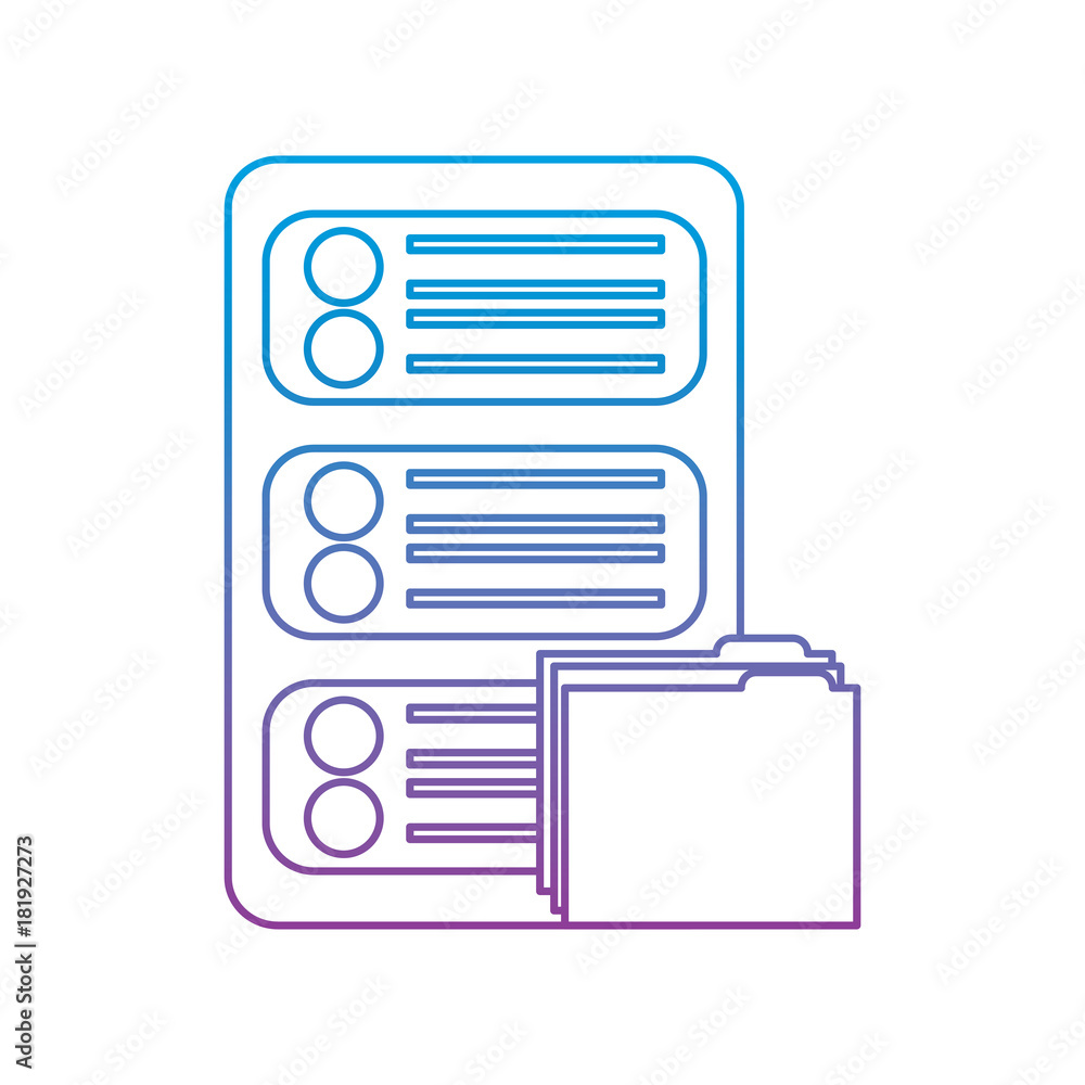 data center server folder file document organize vector illustration data center server folder file document organize vector illustration
